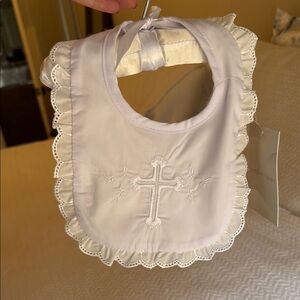 Elegant Baby - Christening or Easter Bib